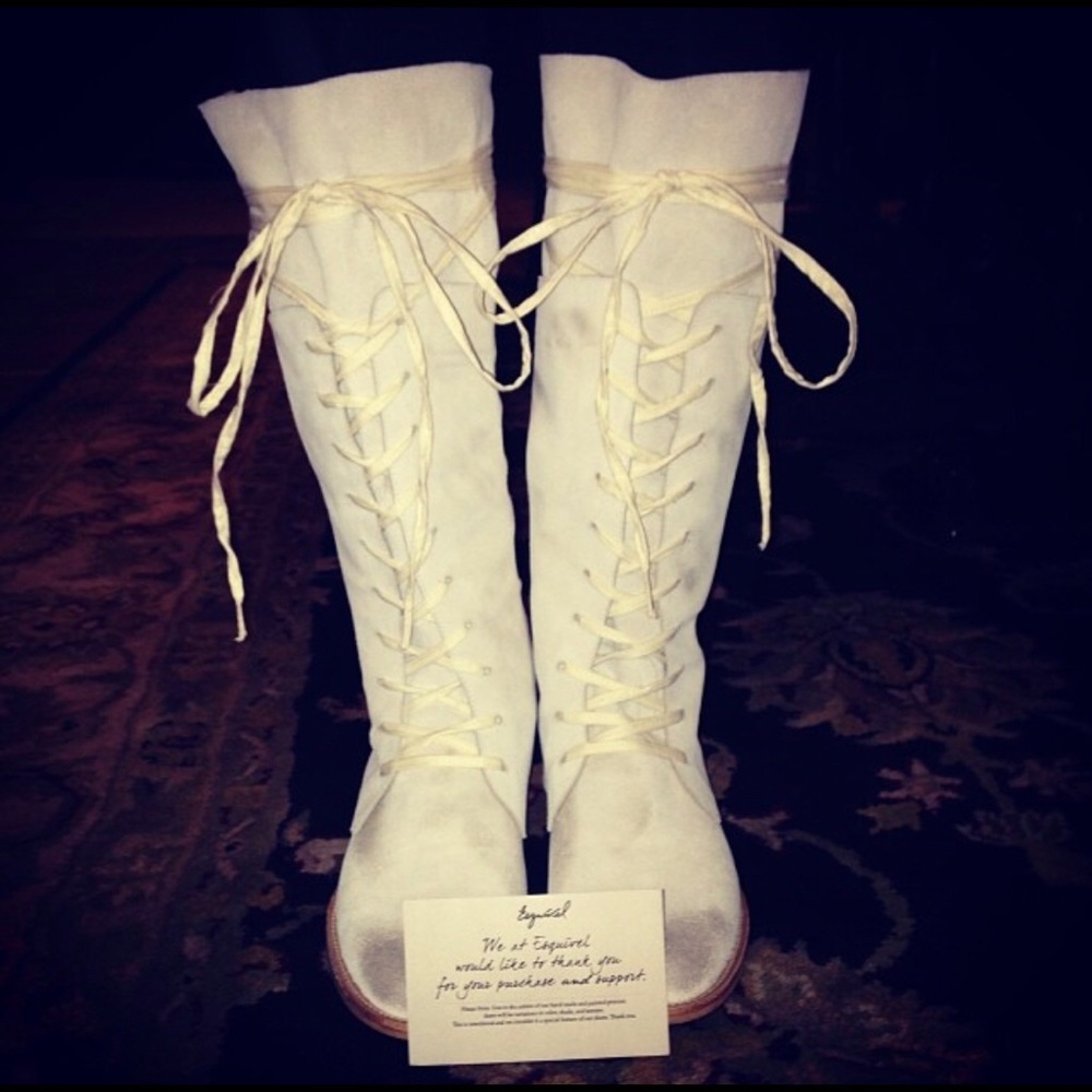 Custom made George Esquivel knee high boots